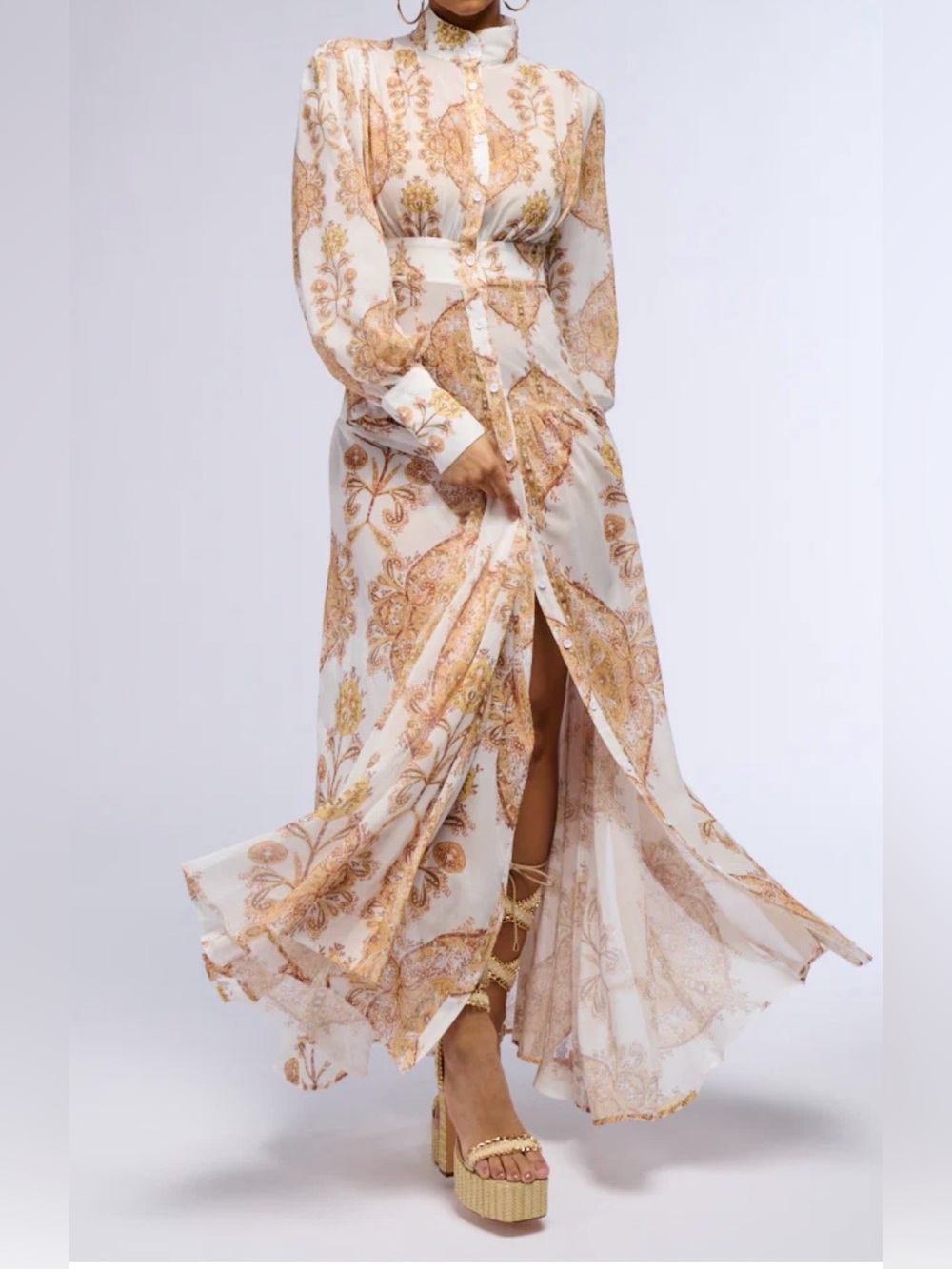 Brand New AKIRA Winnie Chiffon Duster - Picture 3 of 10